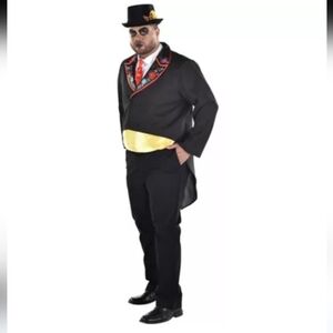 🆕 Adult Dapper Day of the Dead Jacket and Hat Plus Size